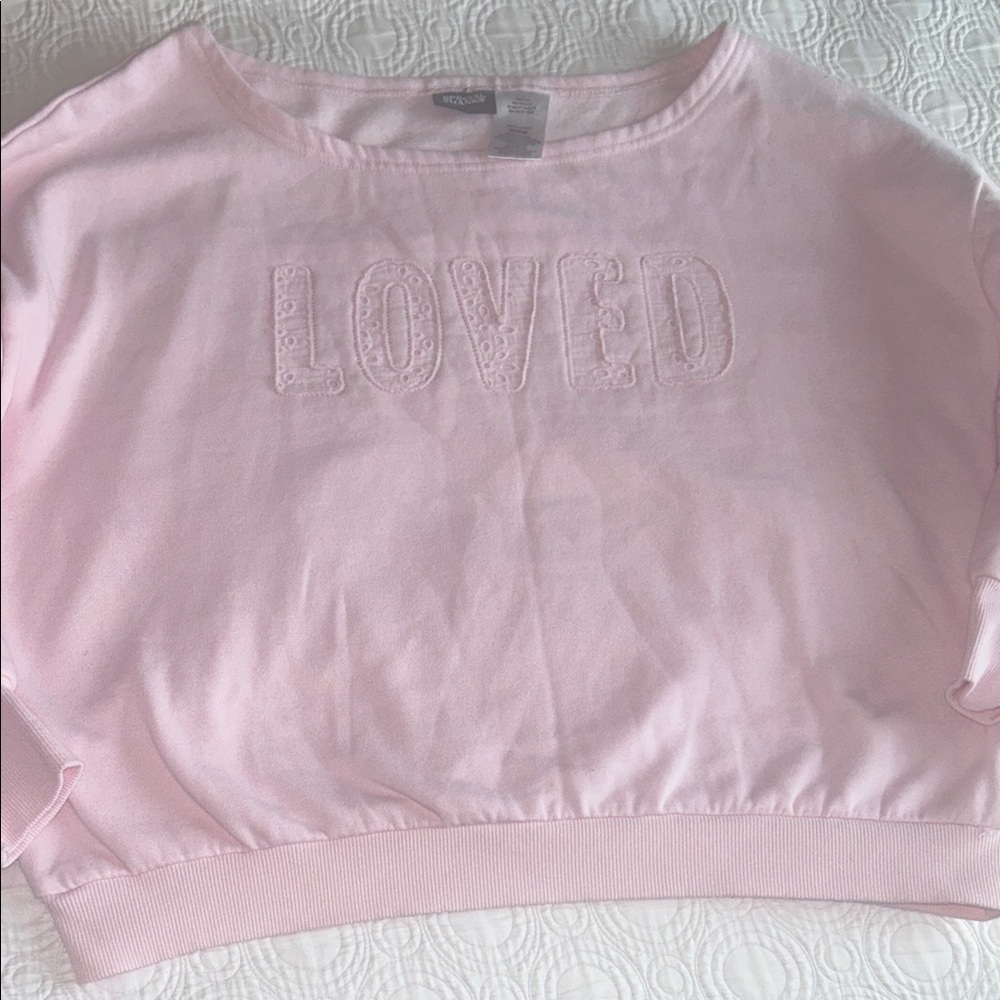 Special Thanks Women's Valentine's Day Loved Graphic Sweatshirt